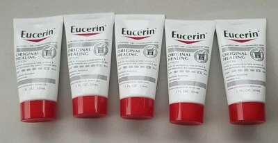 5 Pack Eucerin Original Healing Lotion Hydrating Fragrance Free Travel 1 fl oz - Image 1 of 3