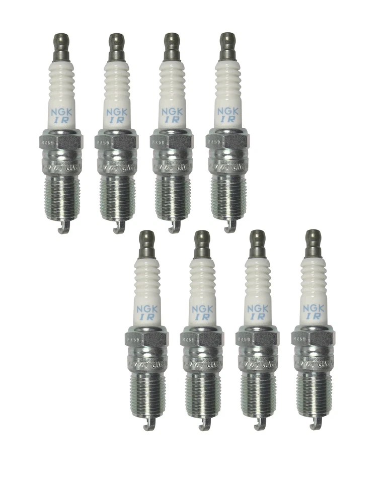 NGK Set of 8 Laser Iridium Spark Plugs For Ford Crown Victoria F-150 Mustang V8 - Image 1 of 1