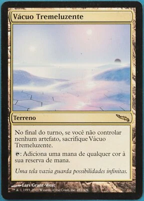 Glimmervoid Mirrodin (PORTUGUESE) HEAVILY PLD Land Rare CARD (295863) ABUGames - Image 1 of 2