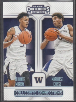DEJOUNTE MURRAY MARQUESE CHRISS 2016-17 Panini Contenders Collegiate Connections - Image 1 of 2