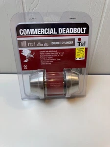 Tell Commercial Riegelschloss Doppelzylinder Edelstahl CL500056 - Bild 1 von 2