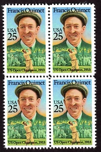 Scott #2377 Francis Ouimet Block of 4 Stamps - MNH - Picture 1 of 1