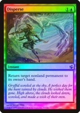 Disperse FOIL Morningtide NM Blue Common MAGIC THE GATHERING MTG CARD ABUGames