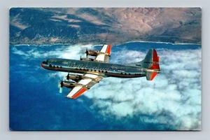 Postal de avión de pasajeros American Airlines Electra Jet Jet-Prop - Imagen 1 de 2