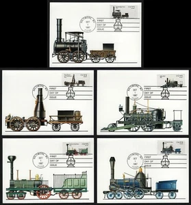 #2361-2366 22c Lokomotiven, USPS Maxi Card **ALLE 5 = KOSTENLOSER VERSAND** - Bild 1 von 6