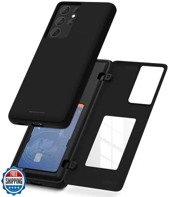 GOOSPERY Parachoques Magnético para Puerta Compatible con Galaxy S21 Ultra, Portatarjetas con Foto 1 de 4