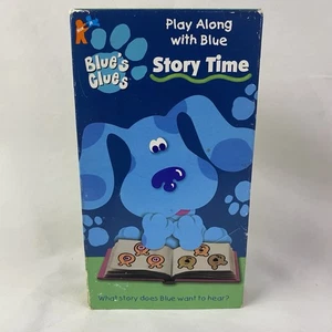 Blues Clues - Story Time - VHS - Play Along with Blue - Nick Jr. - Picture 1 of 6