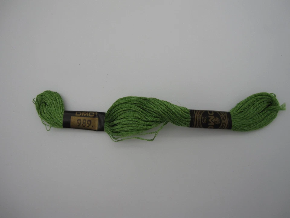 DMC 117-989 Forest Green, 6 Strand Embroidery Cotton Floss, 8.7-Yard - Image 1 of 1