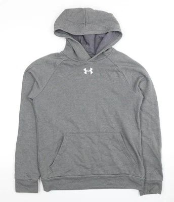 Under Armour Men's Grey Pullover Hoodie - Large - Image 1 of 4