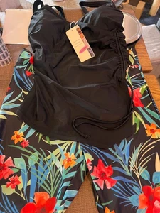 Costume da bagno donna Dokotoo Tankini con pantaloncini grande due pezzi nuovo - Foto 1 di 1