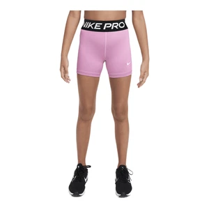 Nike Pro Girls' Shorts (Magic Flamingo/White) - Picture 1 of 1