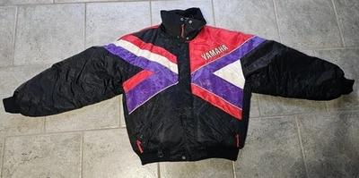 Vintage 90s Yamaha Sportswaer Puffer Jacket Sz Medium  - Image 1 of 4