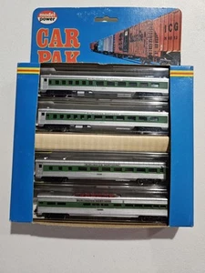 Model Power N scale Car Pak Burlington Northern #3037, 3037, 3047, 3057 - Picture 1 of 7