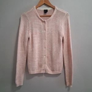 Cárdigan Suéter Josephine & Co Mezcla Cachemira Rosa Preppy Academia Pequeño/Mediano - Imagen 1 de 7