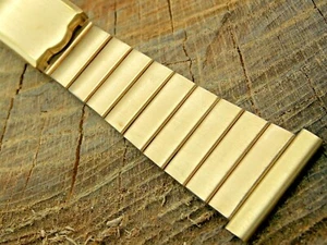 Vintage NOS Unused JB Champion 1970's Watch Band 25mm 1" Rolled Gold Plate Long - Picture 1 of 5