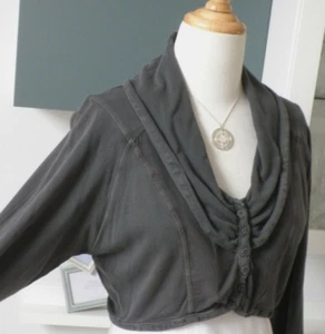 Sandwich Jacke Sweatjacke Bolero Pullover grau Gr. 36 S NEU NP 70€ - Bild 1 von 24