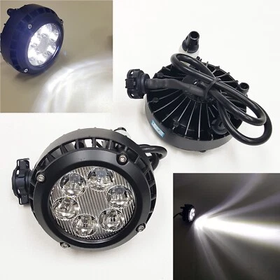 Fit 2007-2014 Ford Mustang Shelby GT500 Clear Lens LED Fog Driving Lights Lamps Foto 1 de 4