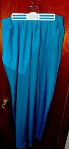 WORTHINGTON WOMAN TEAL PLEATED DRESS PANTS/16 Tall = Polyester =Work/Evening=EUC - Picture 1 of 1