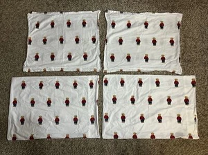 4 Piece Polo Bear Ralph Lauren Preppy Bear Sweater Pillowcase & Pillow Shams - Picture 1 of 19