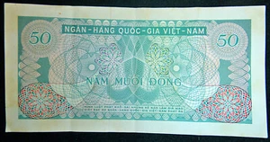 Saigon 1969 - 50 DONG BANK NOTE - Trường Quốc học Hue - Vietnam South, C.411 - Picture 1 of 4