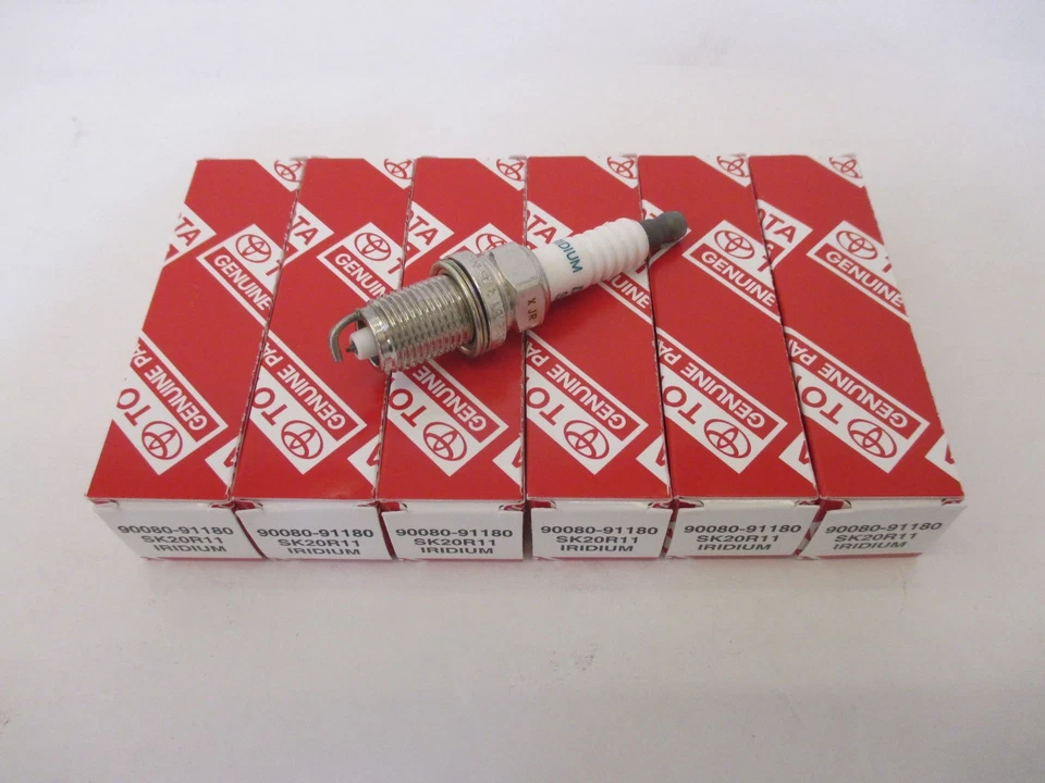 LEXUS OEM FACTORY IRIDIUM SPARK PLUG SET 1999-2003 RX300 90080-91180 - Image 1 of 1