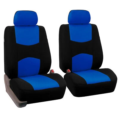 Fundas de asiento de auto de ajuste universal de tela plana FH Group para camioneta SUV - Juego delantero Foto 1 de 3