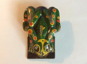 VINTAGE TIN LITHO FROG NOISE MAKER 1950’s - Picture 1 of 5