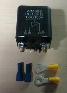 Relé de carga dividido resistente 100 amperios 12 voltios cámper furgoneta autocaravana T3 T4 etc. - Imagen 1 de 4