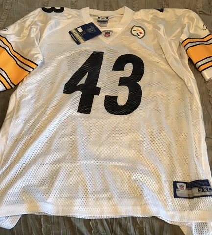 TROY POLAMALU Pittsburgh STEELERS Football REEBOK Replica 3XL Jersey VINTAGE Cover