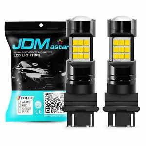 JDM ASTAR 2x White 3157 3156 PX SMD LED Backup Reverse Lights Bulbs - Picture 1 of 11