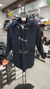 MONTGOMERY FRANCO ANCONA Uomo Man Blu Misto Cashemere VINTAGE tg 48 MON1628LZ - Picture 1 of 8