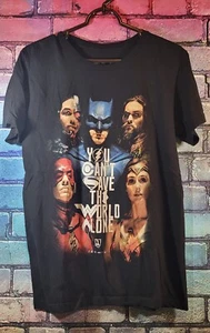 DC Comics Justice League of America T-Shirt Size Adult Medium Black - Picture 1 of 3