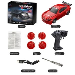 KF20 Desktop RC Drift Auto 1:64 4WD Ferngesteuertes Car für Kinder Spielzeugauto - Bild 1 von 21