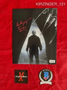 ¡FOTO FIRMADA DE KEN KIRZINGER AUTOGRAFIADA 8x10! ¡FREDDY VS JASON! ¡JASON! ¡BECKETT! - Imagen 1 de 2