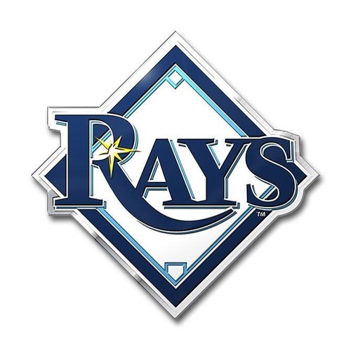 Tampa Bay Rays Die Cut Metal Auto Emblem [NEW] MLB Car Truck Decal ...