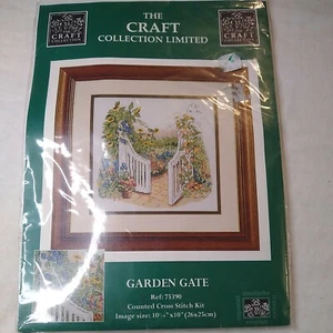"The Craft Collection Kit punti croce contati cancello da giardino limitato 75390 10x10" - Foto 1 di 3