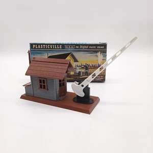 Vintage Plasticville USA #1407-79 - Watchman's Shanty Spur O & S Snap Fit komplett - Bild 1 von 21