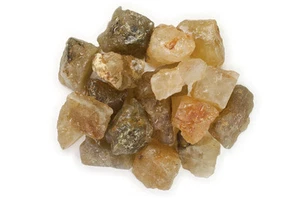 1 libra piedras ásperas citrino color topacio dorado al por mayor - rocas de vaso caídas - Imagen 1 de 1