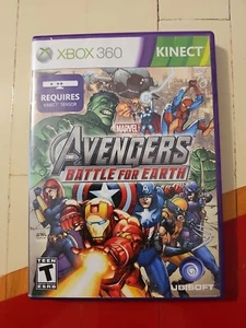 Marvel The Avengers Battle For Earth Xbox 360 Tested & Working Cib - Picture 1 of 4