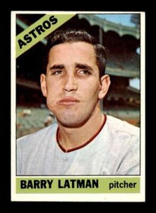 1966 Topps Barry Latman #451 Houston Astros NM OR BETTER