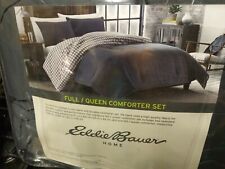 Kingston 3-Piece Charcoal Full/Queen Comforter Set Eddie Bauer