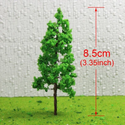G9035 20-80pcs Scale N HO Train Layout Set Model Trees 9cm iron wire - Image 1 of 4