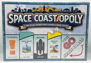Space Coast Opoly Florida Familien Brettspiel Monopoly - Neu im Karton & versiegelt - Bild 1 von 6