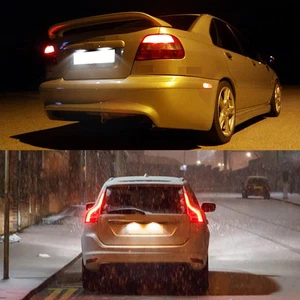 LED car license plate light 12V white light for Volvo S40 S60 S80 XC70 XC60 - Zdjęcie 1 z 12