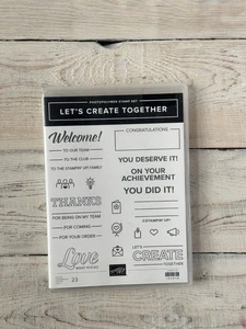 Genuine Stampin Up! Stamp Set - Let's Create Together - Picture 1 of 1