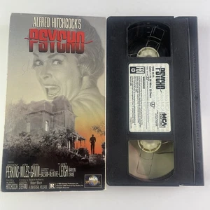 Psycho (VHS, 1960) Alfred Hitchcock Black and White Horror Movie Janet Leigh - Picture 1 of 11