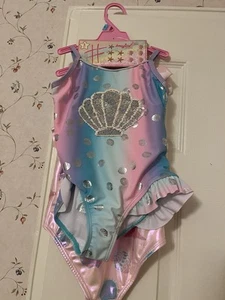 Girls 2pk Bathing Suits Size 5 Brand New - Picture 1 of 2