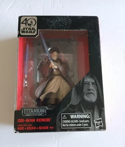Figura 40 Hasbro Star Wars Black Series Titanio Obi-Wan Kenobi 02 Nuevo en caja Diecast - Imagen 1 de 13