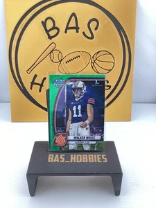 Walker White 2024 Bowman University Chrome Green Shimmer Refractor /99 Auburn - Picture 1 of 2