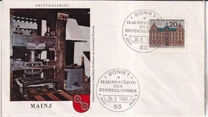 Germany 1964 Cities - Mainz FDC - Picture 1 of 1